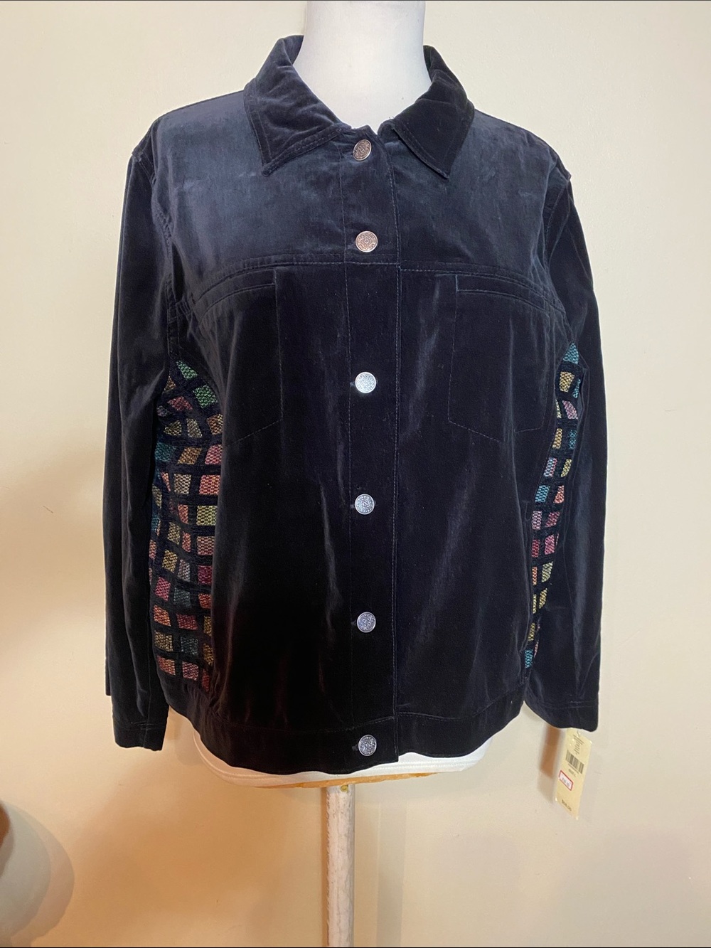 Marsh Landing Black Velvet Women Jacket